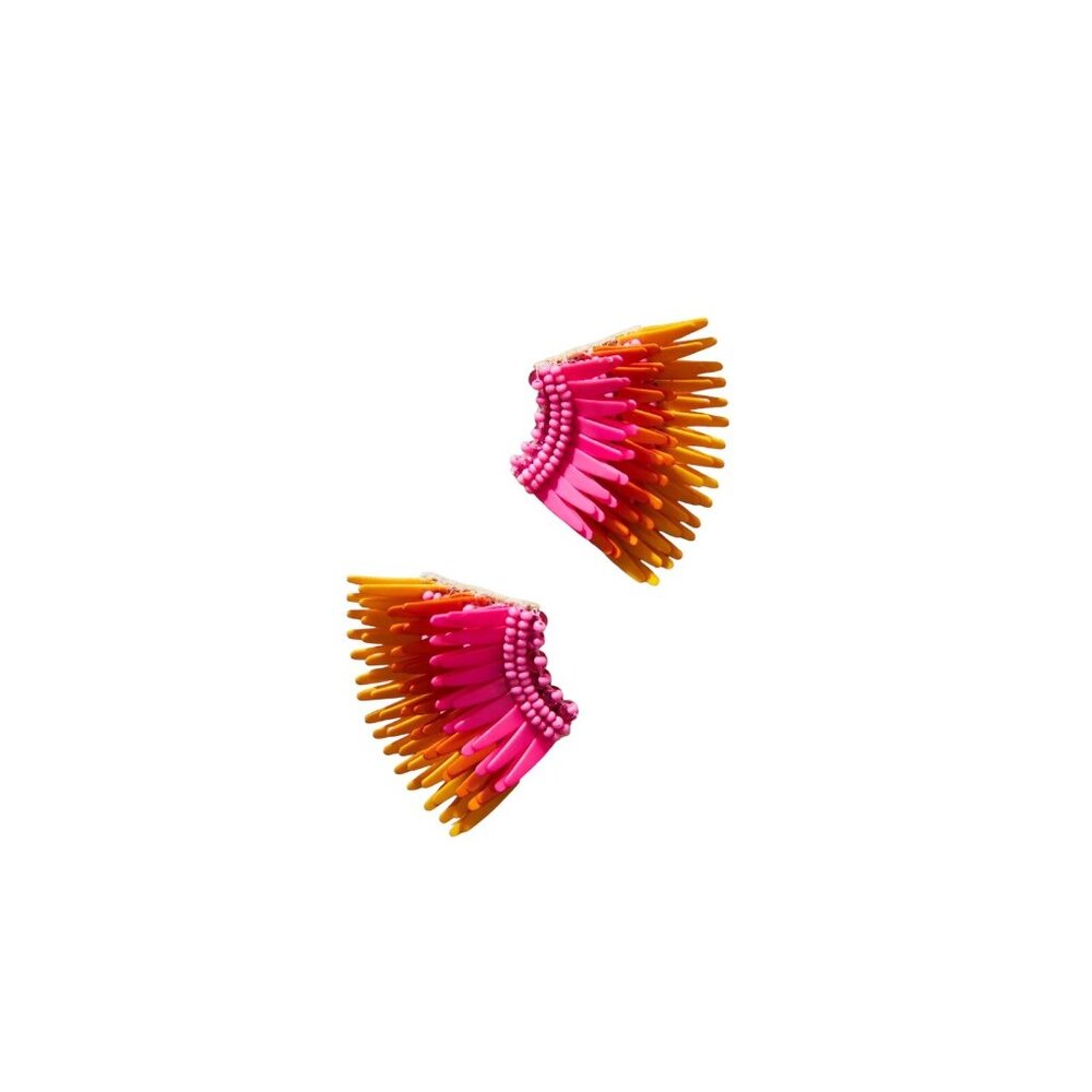 Mignonne Gavigan Mini Madeline Earrings Pink BRAND NEW RETAIL $150 - Picture 3 of 8